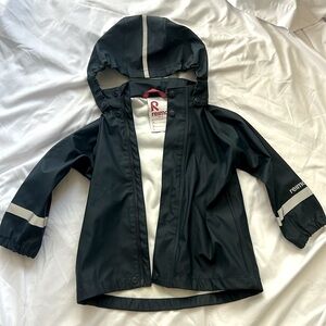 Reima 4T Rain Jacket With Detachable Hoodie